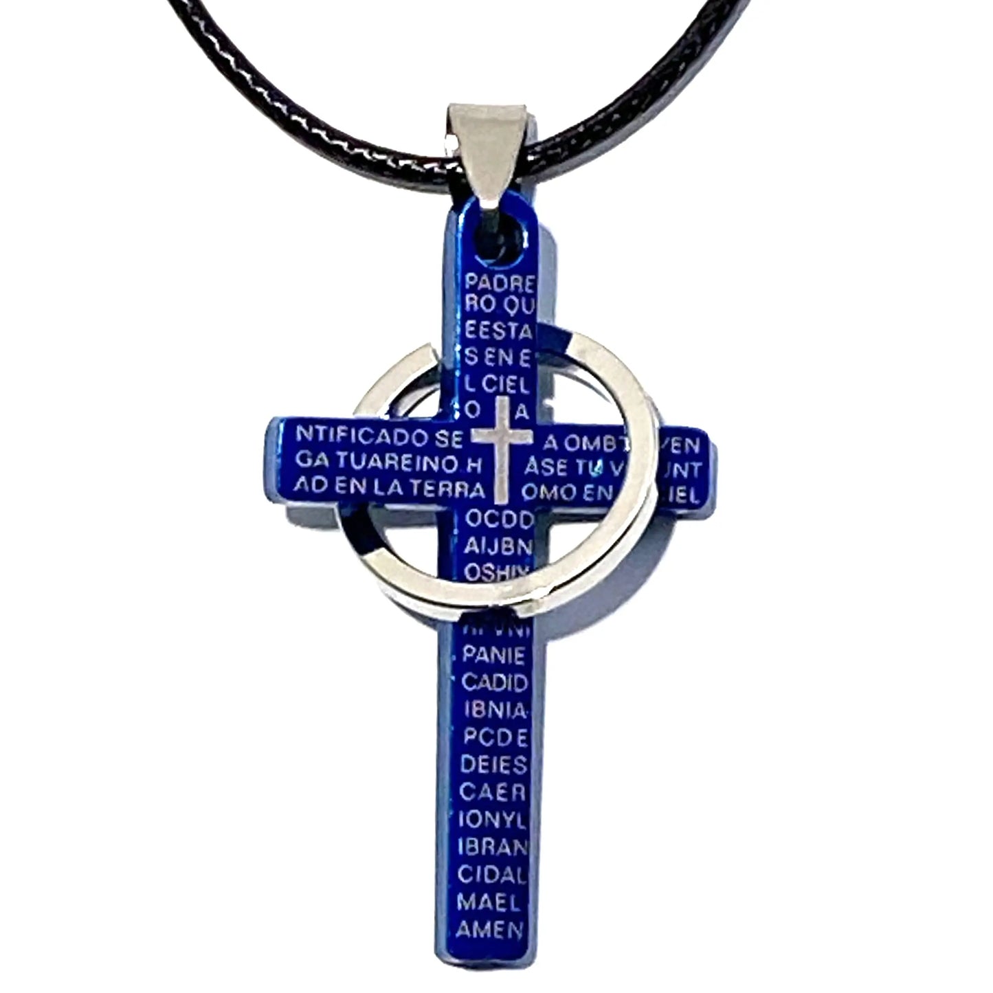 Cross Pendant Necklace Stainless Steel