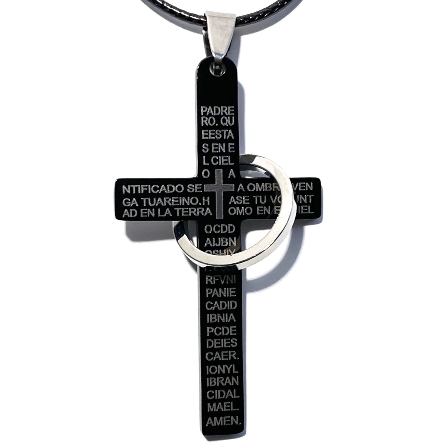 Cross Pendant Necklace Stainless Steel