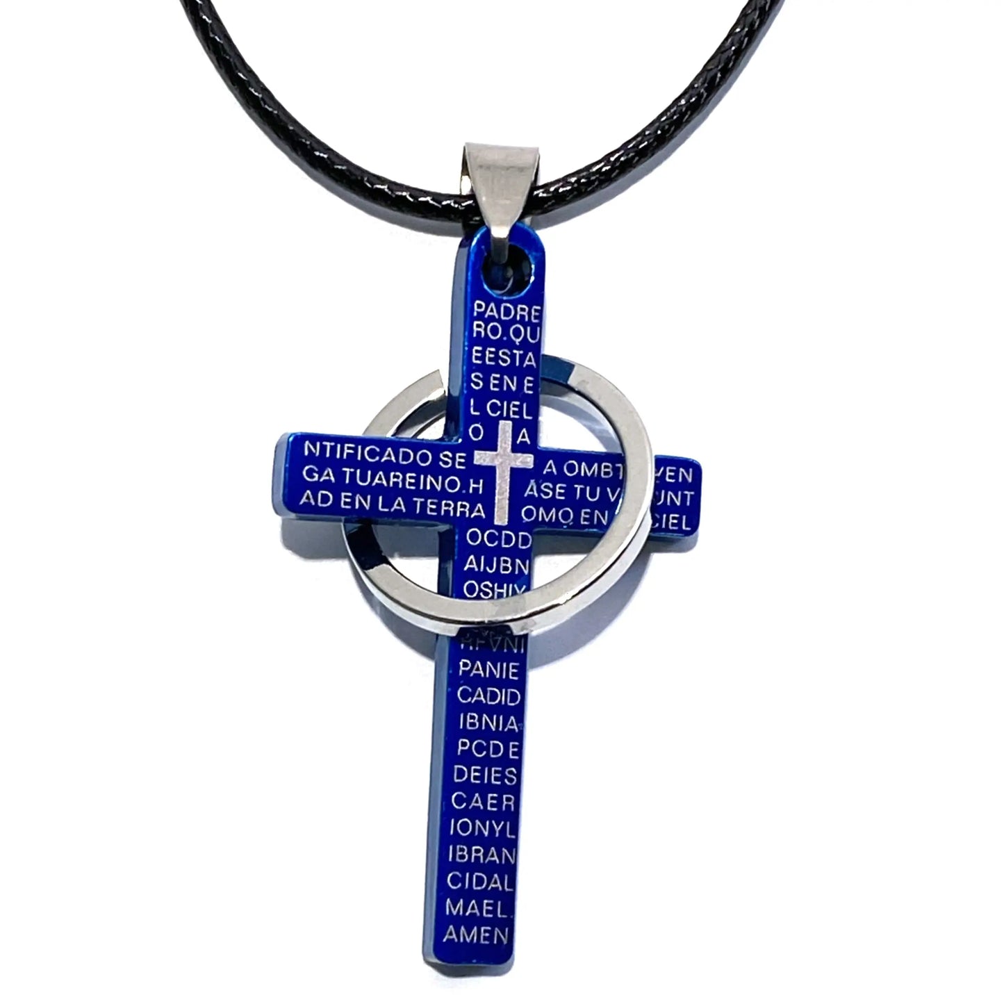 Cross Pendant Necklace Stainless Steel