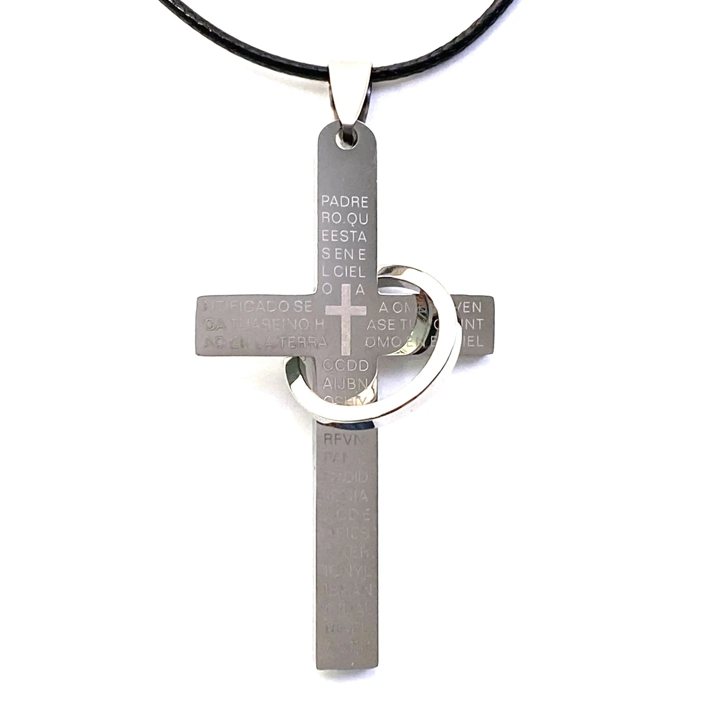Cross Pendant Necklace Stainless Steel