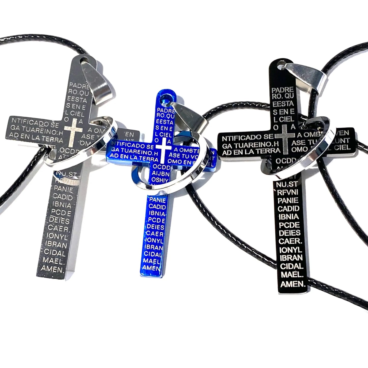 Cross Pendant Necklace Stainless Steel