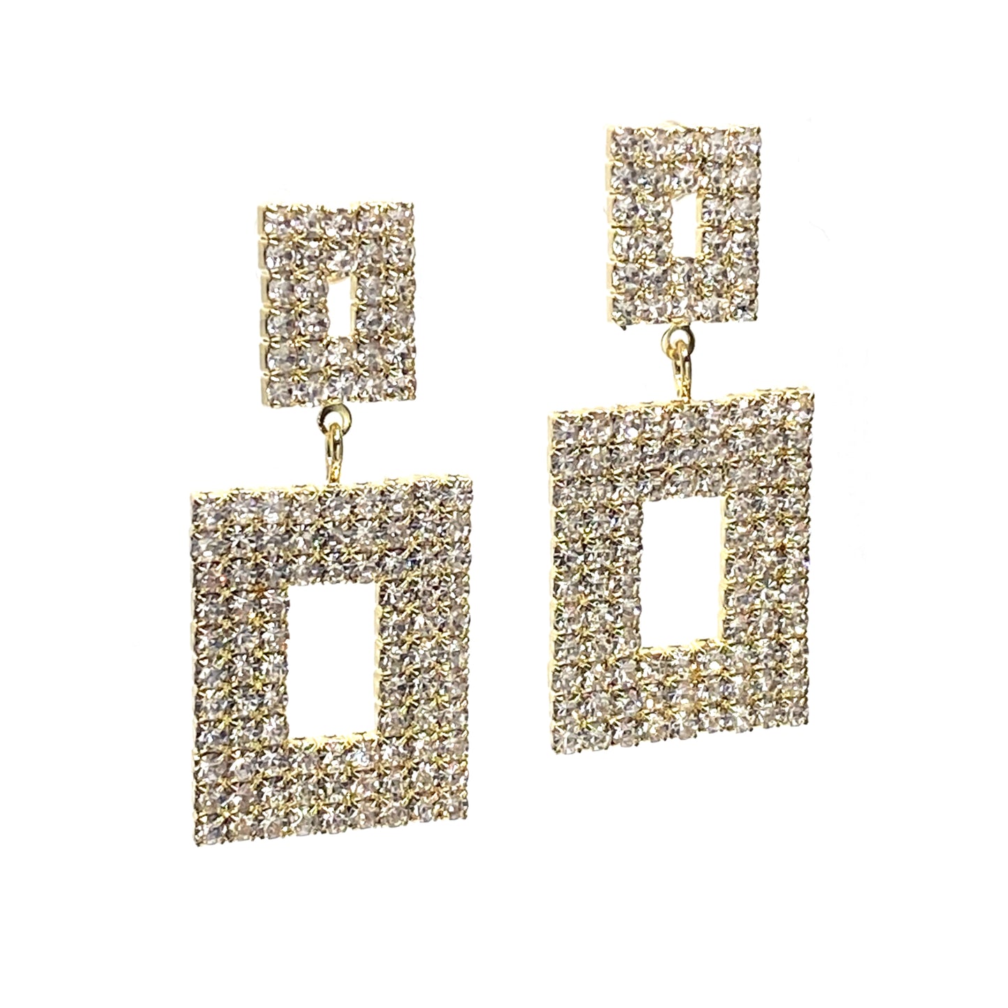 Rectangle Drop Earrings