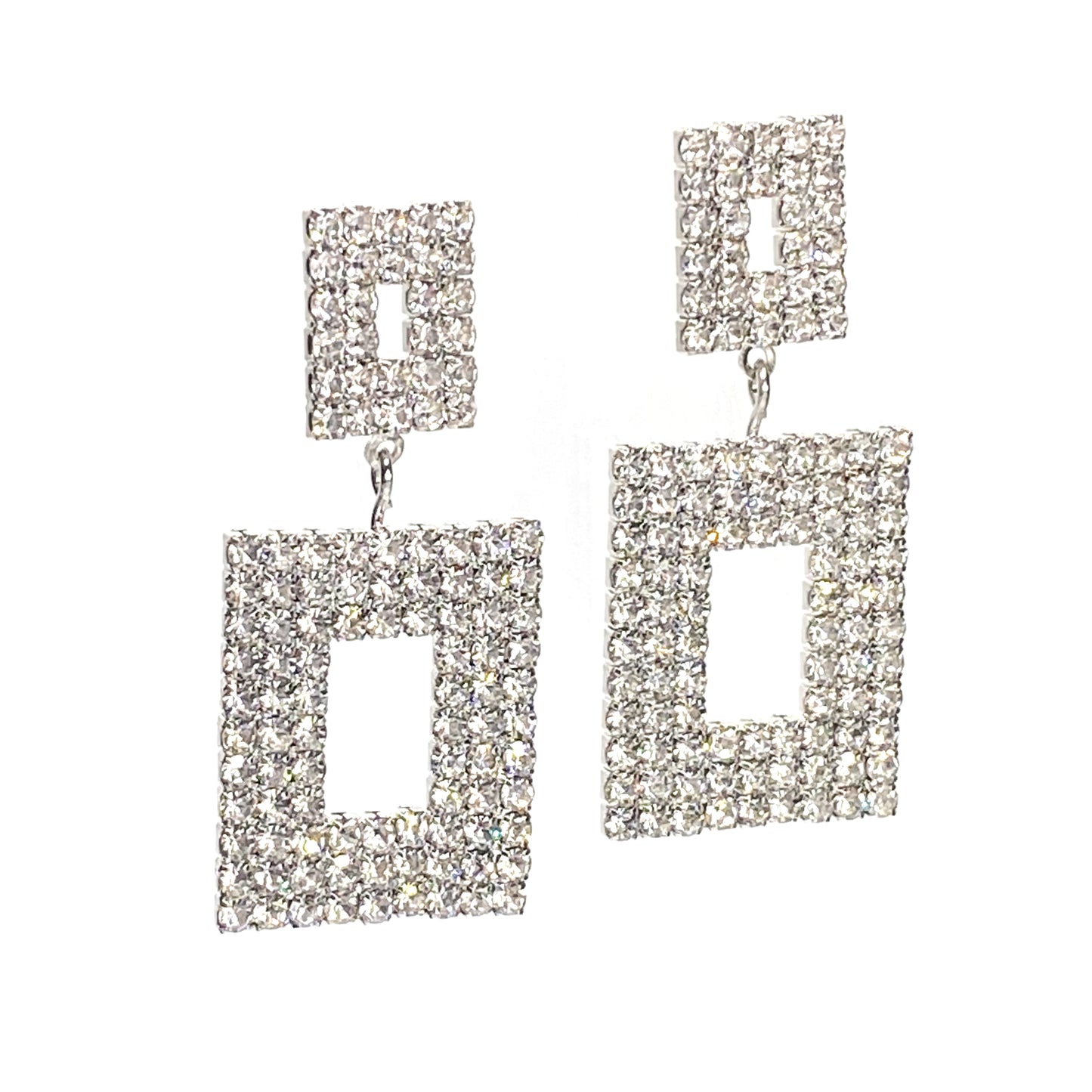 Rectangle Drop Earrings